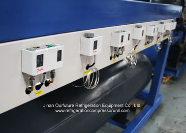 R404a سیستم خنک کننده پیچ چیلر با آب خنک کننده چند مرحله ای سیستم کنترل انرژی