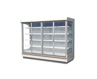 تجهیزات برودتی کابینت های مواد غذایی یخچال و فریزر عمودی تجهیزات برودتی سوپر مارکت R404A